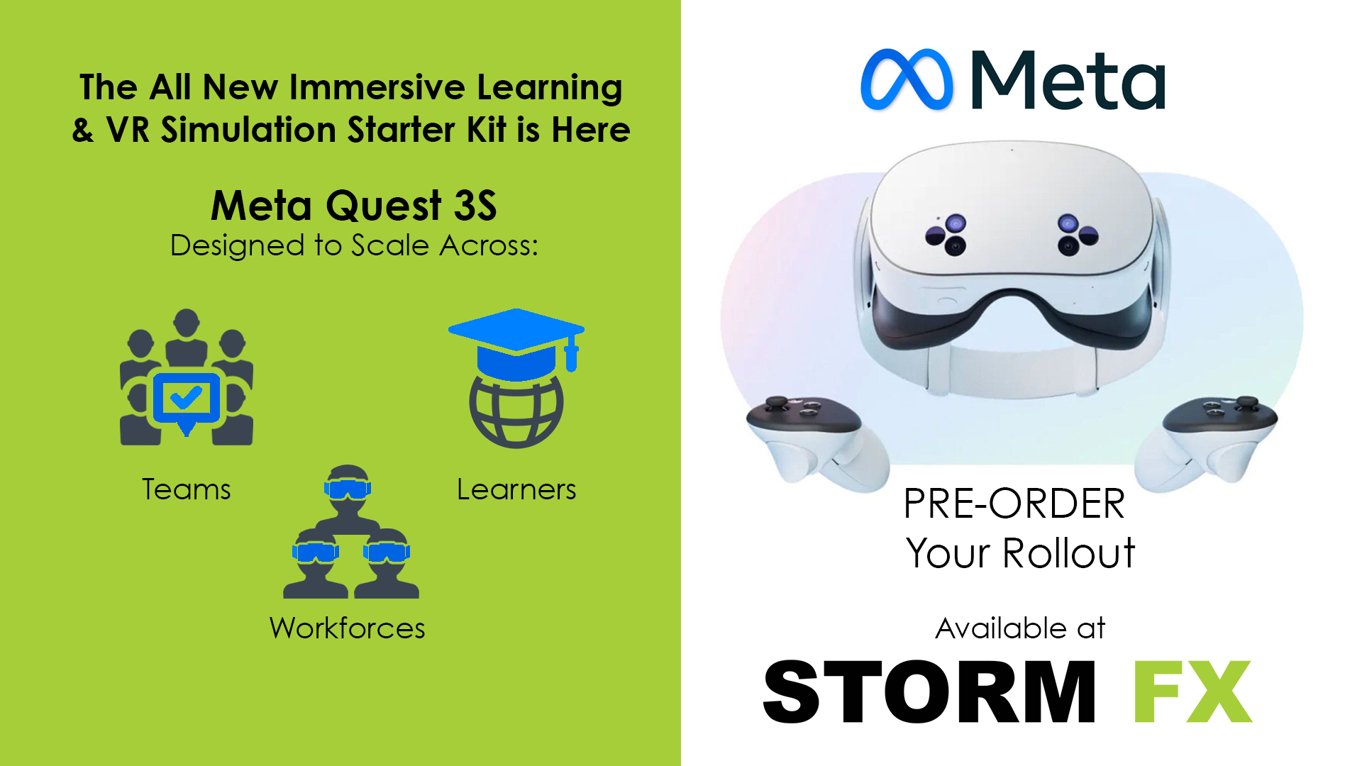 Meta Quest 3S Pre-Order Storm FX